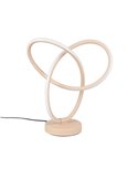 Lámpara LED de mesa con aros entrelazados LANDO 8W 850lm, blanco natural 4000K IP20 Beige