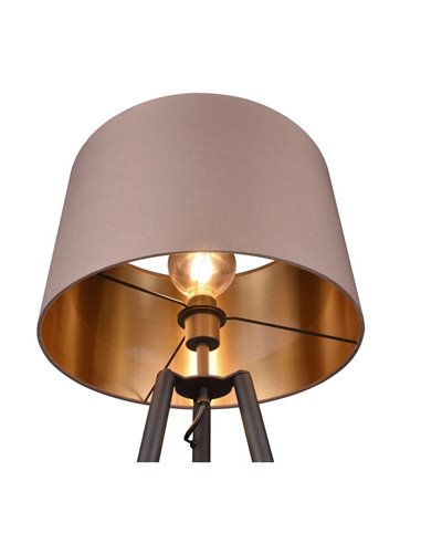 Luminária de chão COLETTE, pedal, lâmpada excl. 1x E27 máx. 60W IP20 Preto