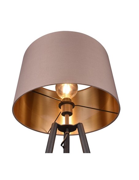 Lampadaire COLETTE, interrupteur à pied, ampoule non incluse 1x E27 max. 60W IP20 Noir