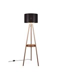 Lampadaire COLETTE avec plateau, interrupteur à pied, ampoule non incluse 1x E27 max. 60W IP20 Cuivre