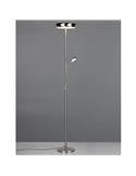 Lámpara de pie LED PALERMO altura 183cm, 5/18W 500/2000Lm regulable con mando incluido, IP20 Níquel