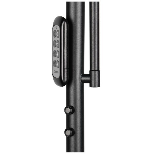 Lámpara de pie LED PALERMO altura 183cm, 5/18W 500/2000Lm regulable 3000+4000+6500K IP20 Negro