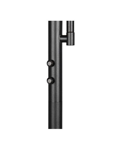 Lámpara de pie LED PALERMO altura 183cm, 5/18W 500/2000Lm regulable 3000+4000+6500K IP20 Negro
