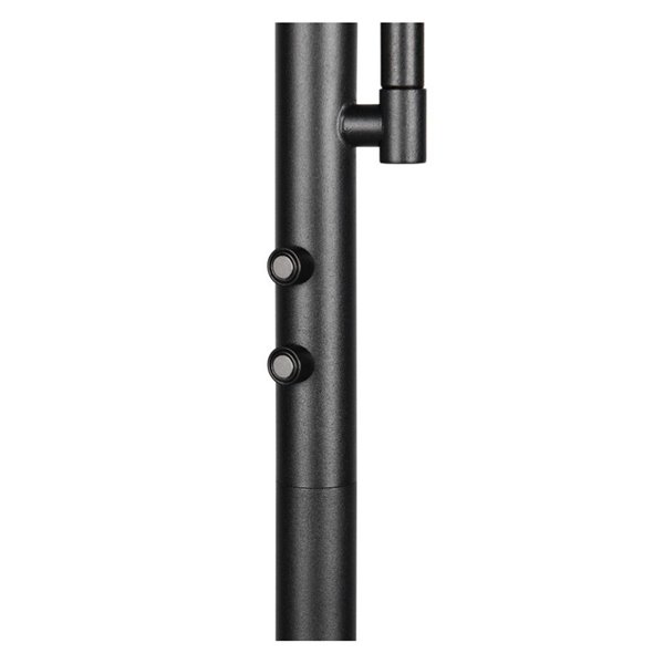Lámpara de pie LED PALERMO altura 183cm, 5/18W 500/2000Lm regulable 3000+4000+6500K IP20 Negro