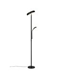 Lámpara de pie LED PALERMO altura 183cm, 5/18W 500/2000Lm regulable 3000+4000+6500K IP20 Negro