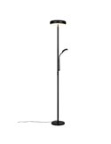 Lámpara de pie LED PALERMO altura 183cm, 5/18W 500/2000Lm regulable 3000+4000+6500K IP20 Negro