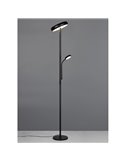 Lámpara de pie LED PALERMO altura 183cm, 5/18W 500/2000Lm regulable 3000+4000+6500K IP20 Negro