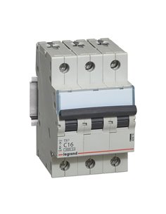 Legrand TX³ 403616, 3P, C16, 6 kA, 400 V, interruptor termomagnético