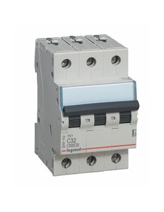 Legrand TX³ 403619, 3P, C32, 6 kA, 400 V, interruptor termomagnético