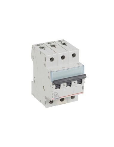 Interruptor magnetotérmico Legrand TX³ 403620, 3P, C40, 6 kA, 400 V