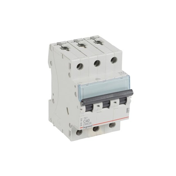 Legrand TX³ 403620, 3P, C40, 6 kA, 400 V, interruptor termomagnético