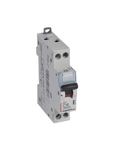 Interruptor magnetotérmico Legrand DX³ 407728E, P+N, C16, 6/10 kA, 230 V, 1 módulo