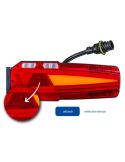 Piloto trasero LED con triangulo Mavic 7 Funciones con luz reflectante y luz de galibo lateral IA SM1 F1 AR 2a S1 R1