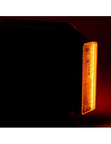 Lanterna traseira triangular LED Mavic de 7 funções com luz refletiva e luz de marcação lateral IA SM1 F1 AR 2a S1 R1