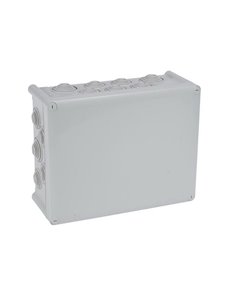 Caja de derivación estanca rectangular PLEXO IP55 310x240x130mm 24 entradas RAL7035