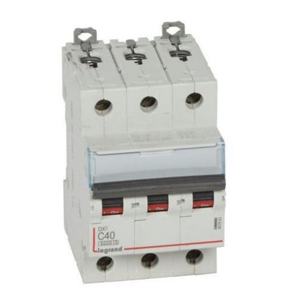 Interruptor magnetotérmico automático Legrand DX³ 407863E, tripolar (3P), 40 A, curva C, 6 kA, 400 V AC