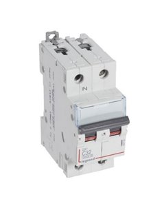 Interruptor automático magnetotérmico Legrand DX³ 407759E, P+N, 32 A, curva C, 6/10 kA, 230 V, 2 módulos