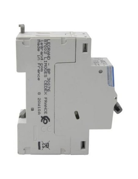 Interruptor diferencial Legrand DX³-ID 411506E, bipolar (2P), 63 A, 30 mA, tipo AC, 230 V