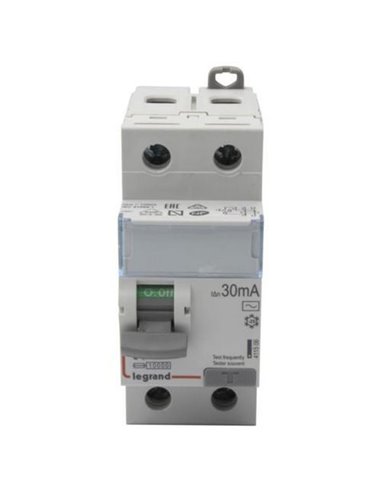Interruptor diferencial Legrand DX³-ID 411506E, bipolar (2P), 63 A, 30 mA, tipo AC, 230 V