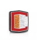 Piloto Trasero LED 4 Funciones Fristom FT-121 Remolque Agrícola con luz de matrícula | LeonLeds Iluminación