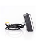 Lanterna traseira LED FT-121 T LED com cabo de 1m, luz de placa, 4 funções 12-36V, E9 11838 S1 R1 L 2a