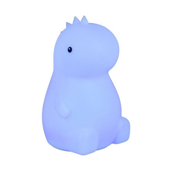 Luz nocturna infantil LED REXY dinosaurio 40lm, 3000K + RGB IP20 Blanco