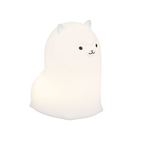 Luz nocturna infantil LED PAKY alpaca 40lm, 3000K + RGB IP20 Blanco