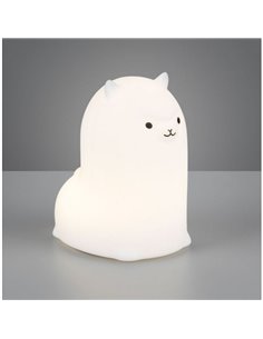 Luz nocturna infantil LED PAKY alpaca 40lm, 3000K + RGB IP20 Blanco 2