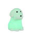 Luz nocturna infantil LED WALDY perrito 40lm, 3000K + RGB IP20 Blanco