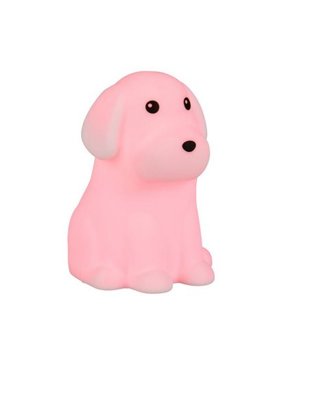Luz nocturna infantil LED WALDY perrito 40lm, 3000K + RGB IP20 Blanco