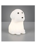 Luz nocturna infantil LED WALDY perrito 40lm, 3000K + RGB IP20 Blanco