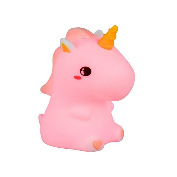 Luz nocturna infantil LED GOLDY unicornio 40lm, 3000K + RGB IP20 Blanco