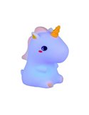 Luz nocturna infantil LED GOLDY unicornio 40lm, 3000K + RGB IP20 Blanco