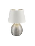 Lámpara cerámica de sobremesa LUXOR bombilla excl. 1x E27 max. 60W IP20 Níquel
