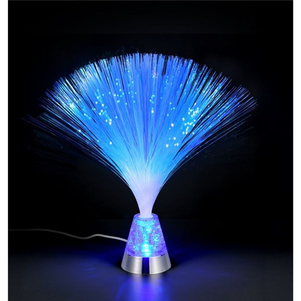 Lámpara de fibra óptica LED decorativa PUNK 0,8W 120lm, 2000K + RGB IP20 Níquel