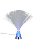 Lámpara de fibra óptica LED decorativa PUNK 0,8W 120lm, 2000K + RGB IP20 Níquel