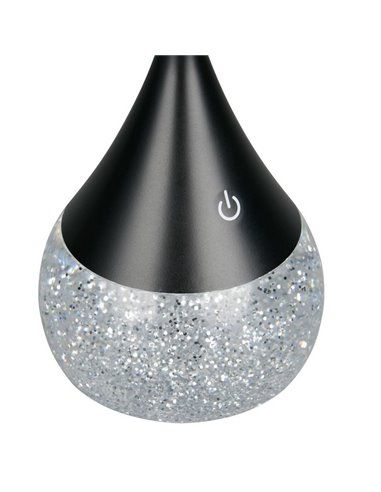 Lámpara de sobremesa LED base de purpurina 4,5W 420lm, 3000+4200+6500K + RGB IP20