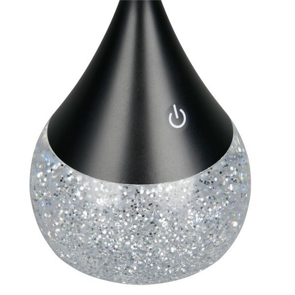 Lámpara de sobremesa LED base de purpurina 4,5W 420lm, 3000+4200+6500K + RGB IP20