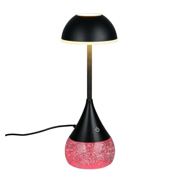Lámpara de sobremesa LED base de purpurina 4,5W 420lm, 3000+4200+6500K + RGB IP20
