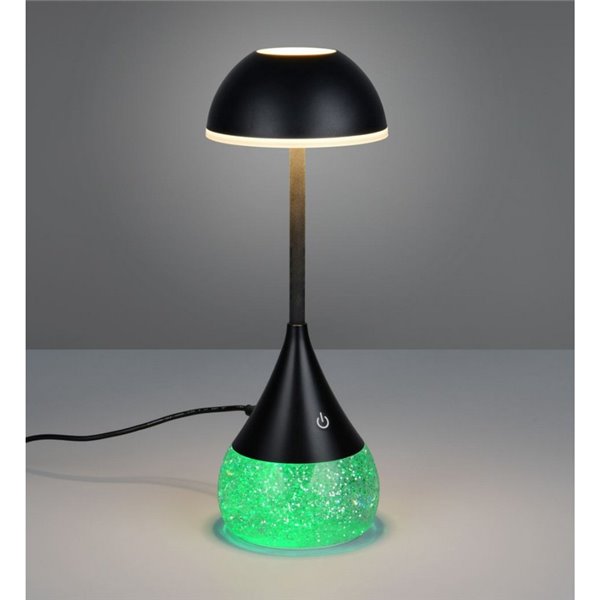 Lampe dessert LED avec base pailletée 4,5W 420lm, 3000+4200+6500K + RVB IP20