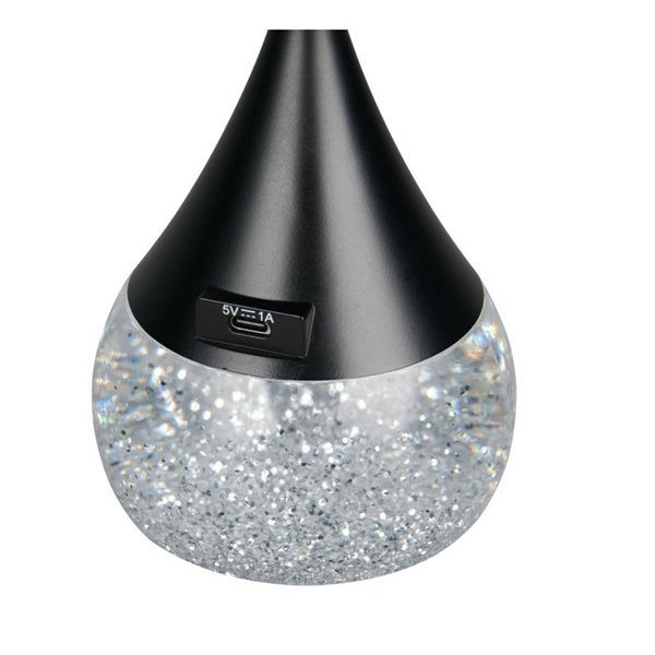 Lámpara de sobremesa LED base de purpurina 4,5W 420lm, 3000+4200+6500K + RGB IP20