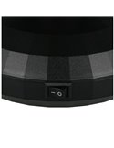 Lámpara de mesa LED bola con luces de colores 50lm, 3000K + RGB IP20 Negro