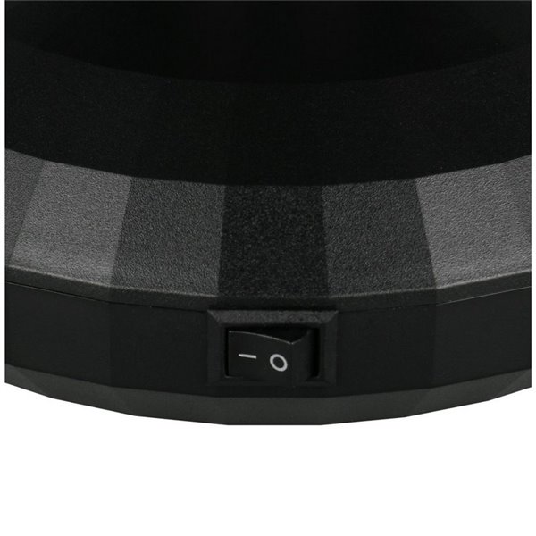 Lampe de table boule LED 50lm, 3000K, éclairage coloré RVB, IP20, noire