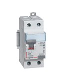 Interruptor diferencial bipolar (2P), 40 A, 30 mA, Legrand DX³-ID 411591, tipo F (HPI), 230 V