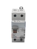Interruptor diferencial bipolar (2P), 40 A, 30 mA, Legrand DX³-ID 411591, tipo F (HPI), 230 V