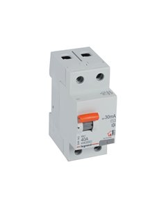 Interrupteur différentiel résidentiel Legrand RX³ 402057, bipolaire (2P), 40 A, 30 mA, type CA, 230 V