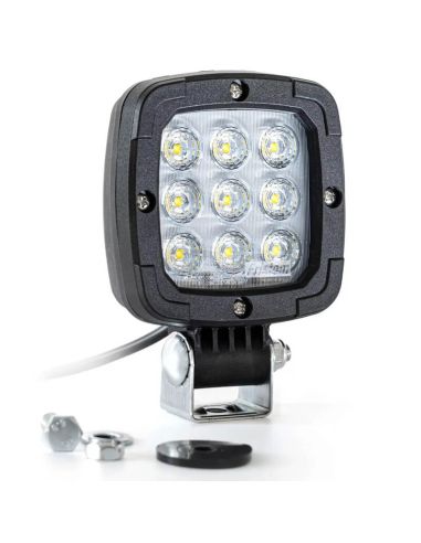 Faro LED de trabajo FT-036 LED SLIM 12–36V 1400Lm | Ultrafino | Homologado R10 AR E9 | Cable 1,5 m