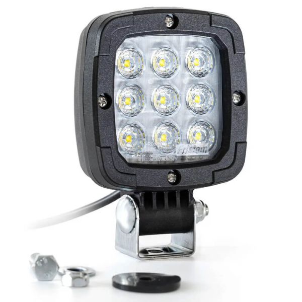 Faro LED de trabajo FT-036 LED SLIM 12–36V 1400Lm | Ultrafino | Homologado R10 AR E9 | Cable 1,5 m