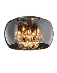 Candeeiro de teto Redondo cromado Vapore 5XG9 Trío