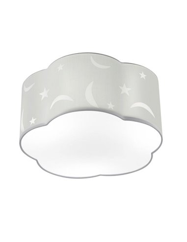 Plafonnier grand Enfant Moony Blanc